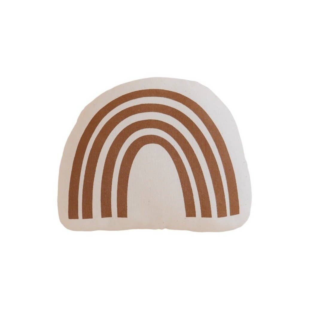 Rust Rainbow Pillow