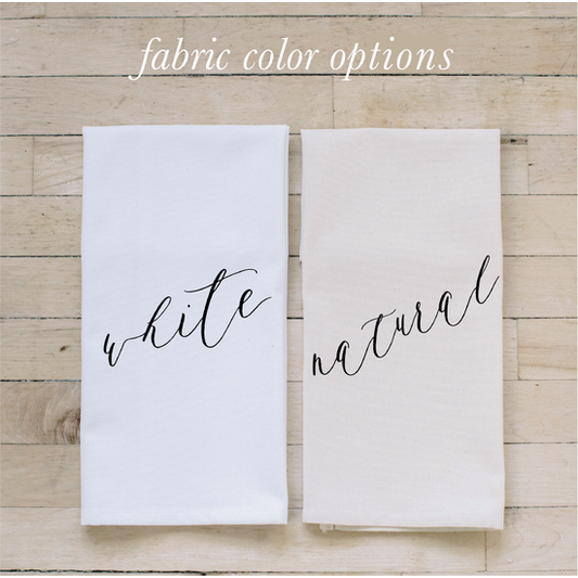 But First, Coffee Natural Tea Towel