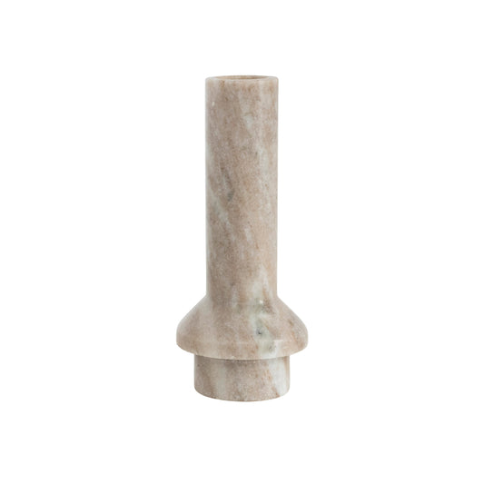 Large Natural Marble Taper Candle