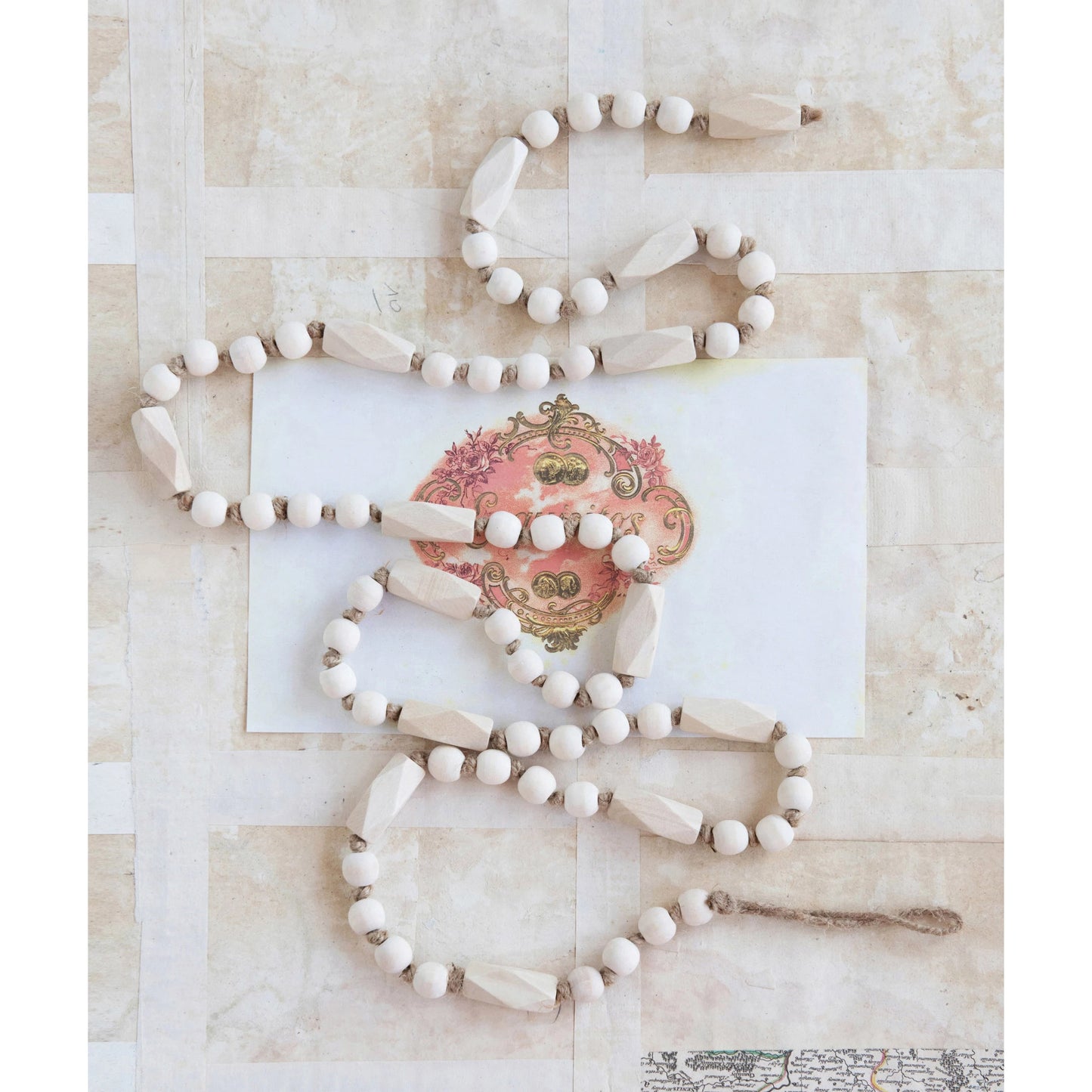 Paulownia Bead Garland