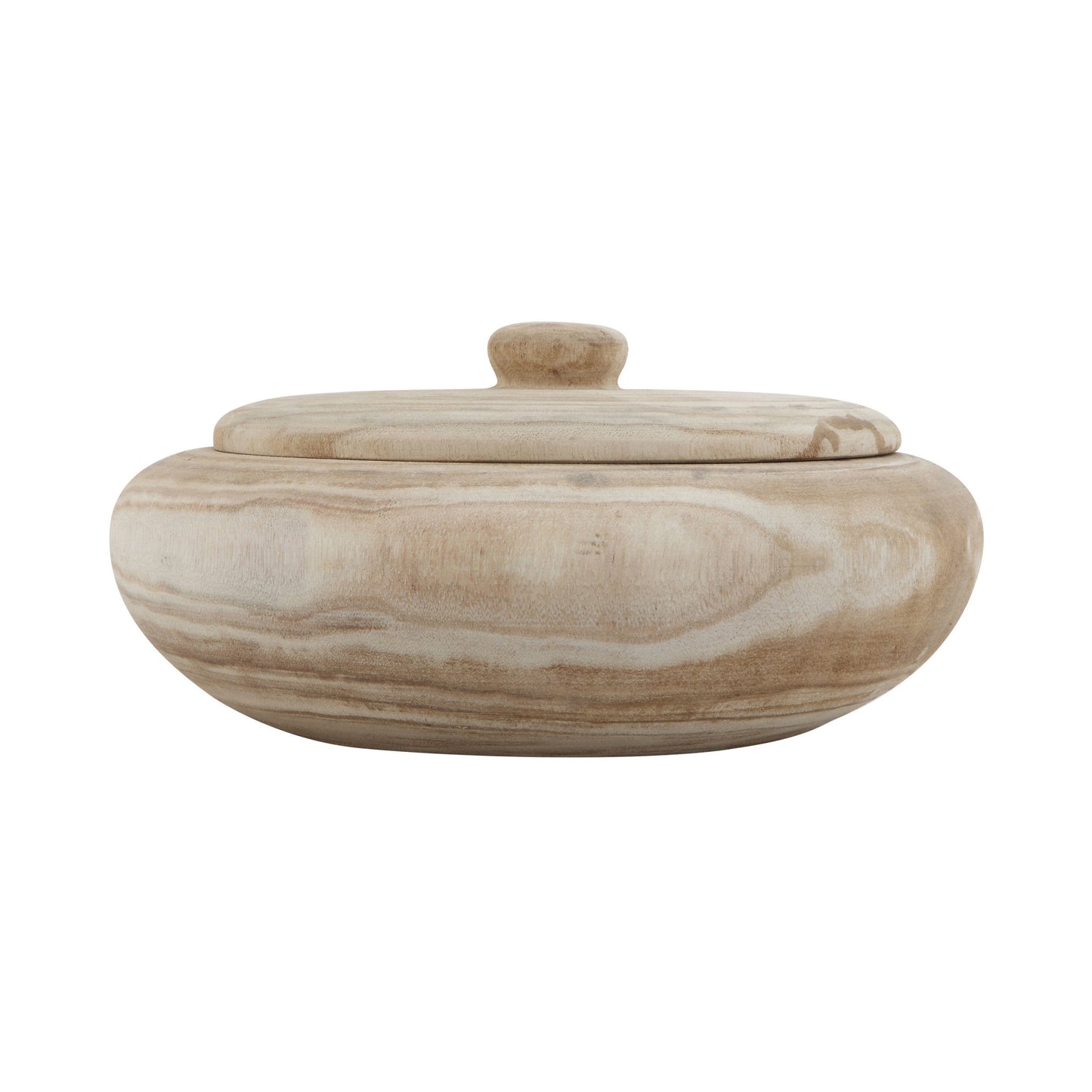 Paulownia Wood Container with Lid