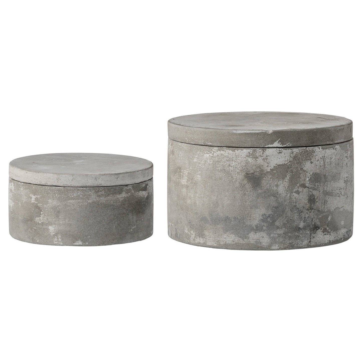 Round Cement Boxes with Lids