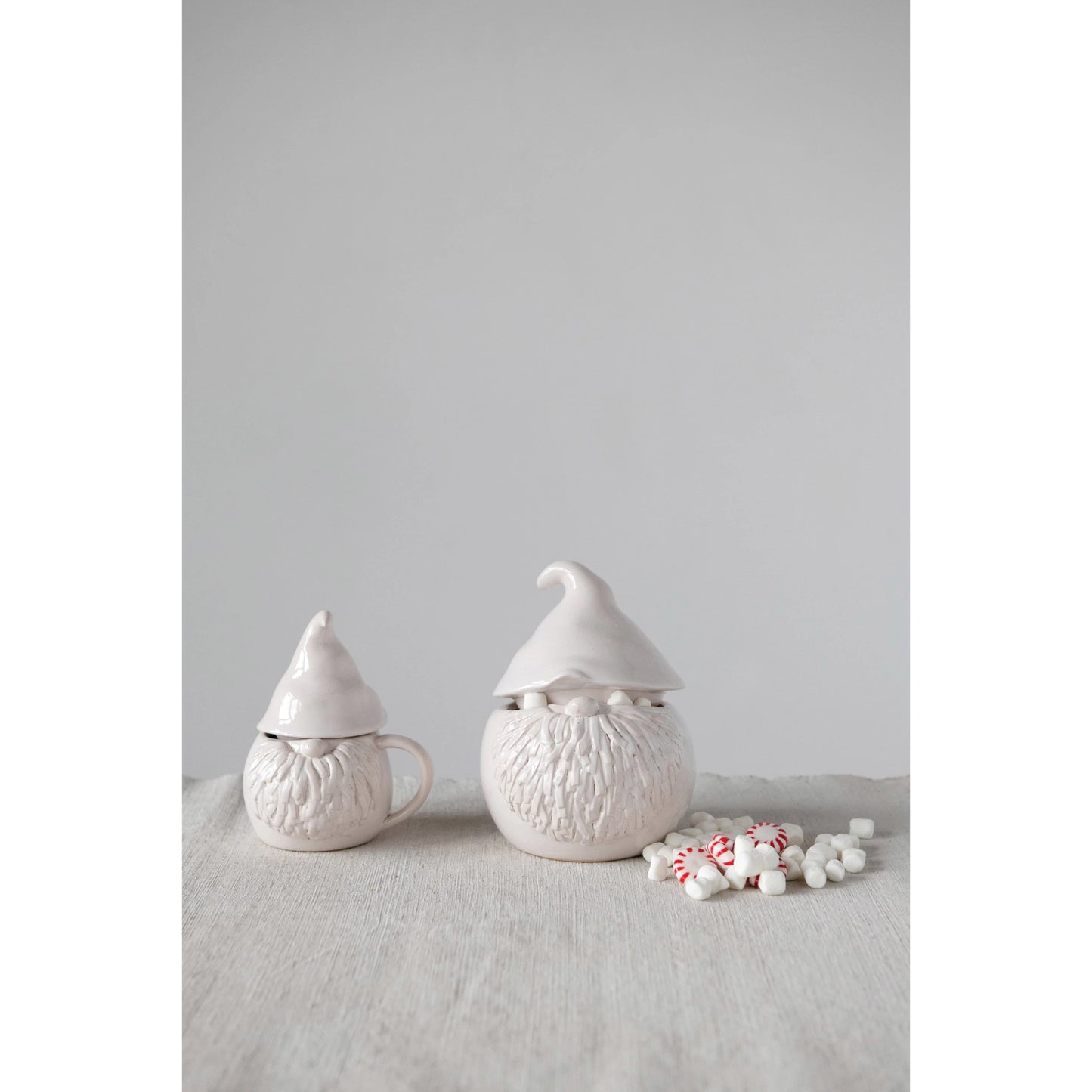 Stoneware Gnome Covered Mug