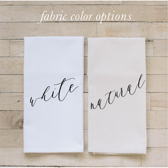 Love You A Latte White Tea Towel