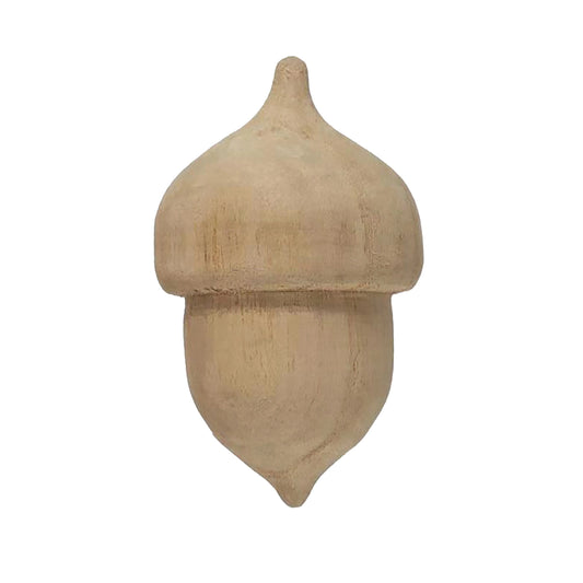 Wood Acorn Wall Hook - Small